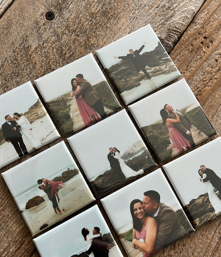 Kit - 24 Bottons 5x5cm ímã de Geladeira -  Personalizado Com Sua Foto