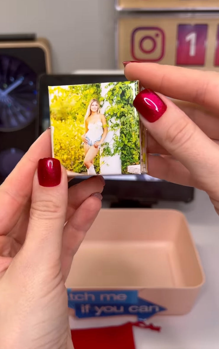 Kit - 24 Bottons 5x5cm ímã de Geladeira -  Personalizado Com Sua Foto