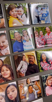 Kit - 24 Bottons 5x5cm ímã de Geladeira -  Personalizado Com Sua Foto